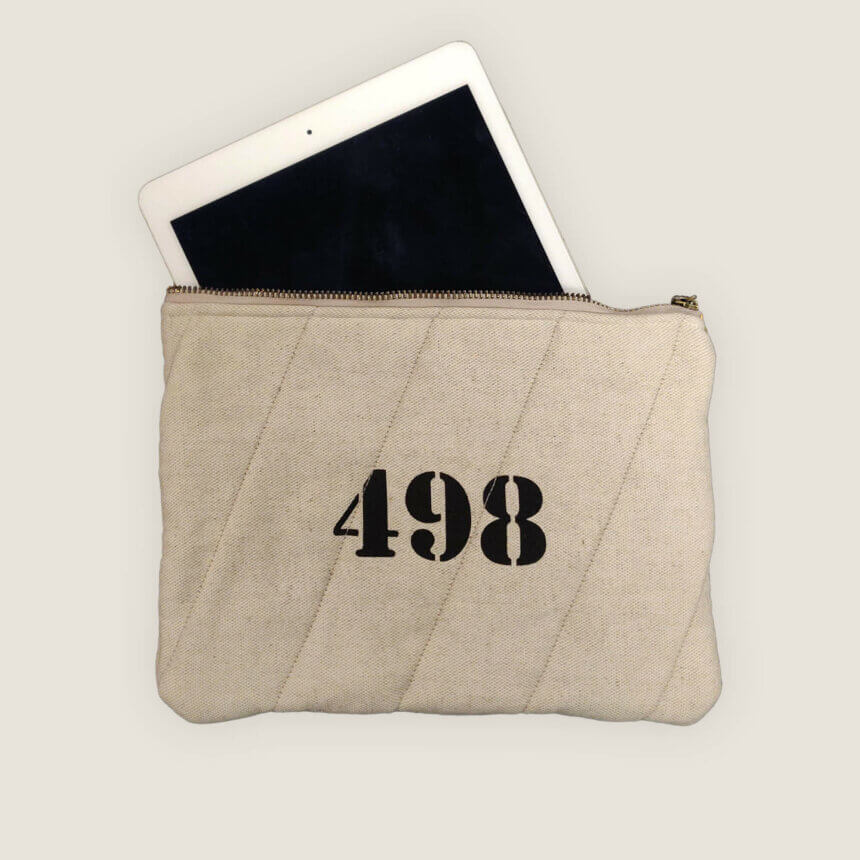 Pochette molletonnée - Comédie-Française - Stefania di Petrillo - Housses en scene - Toile de tapissiers - Coulisses de théâtre
