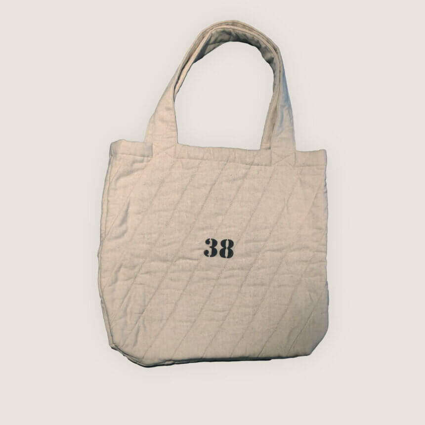 sac molletonné - tote bag - Comédie-Française - Stefania di Petrillo - Housses en scene - Toile de tapissiers - Coulisses de théâtre