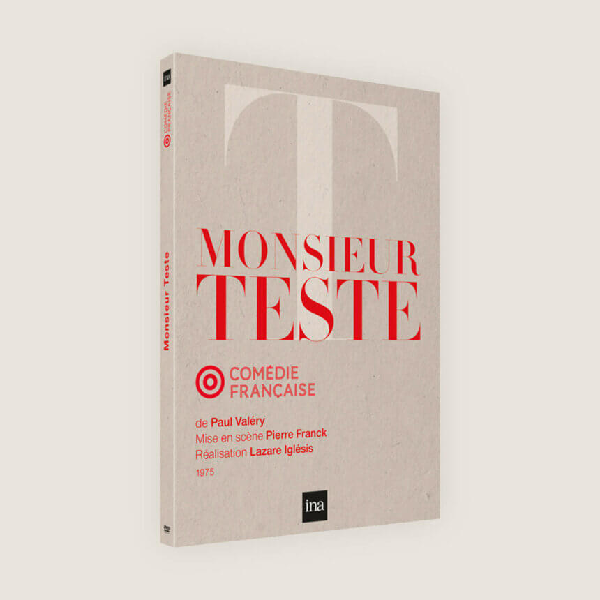 DVD Comedie Francaise Regarder piece de theatre spectacle Monsieur Teste Valery