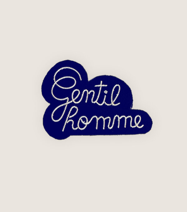 Macon et Lesquoy x Comedie Francaise - Broche brodée a la main - accessoire mode - idee cadeau theatre - gentilhomme