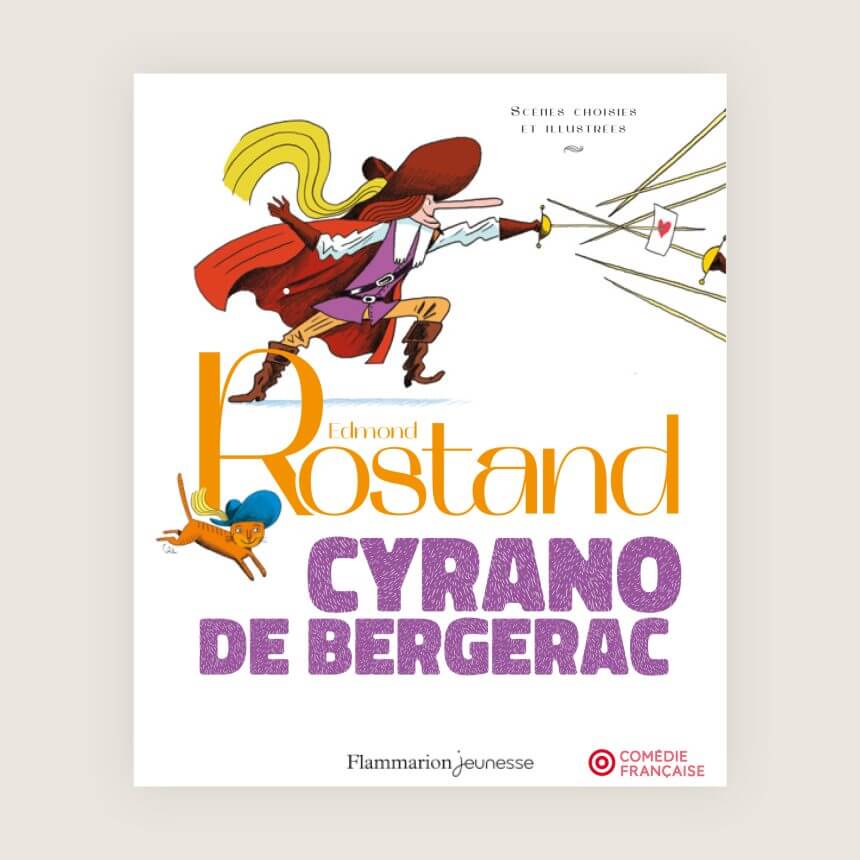 Comedie Francaise Cyrano de Bergerac Flamarrion jeunesse pour enfant