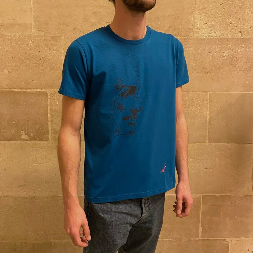 TShirt Moliere_Comedie Francaise Eric Ruf Bleu