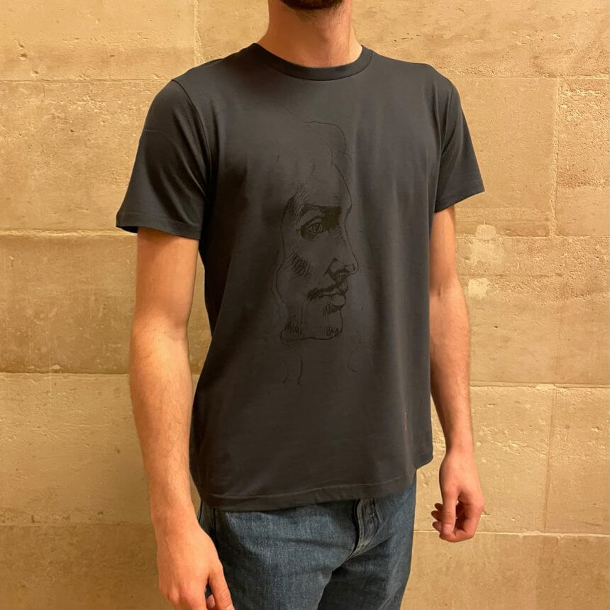 TShirt Moliere_Comedie Francaise Eric Ruf Bleu fonce